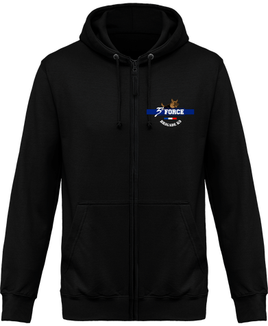 Hoodie homme logo K9 + logo manche