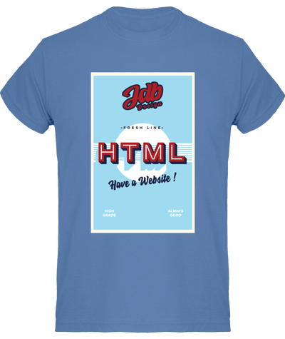 Tee Shirt Homme Full Cut Screen Stars Original - Jdb Design - Code HTML 