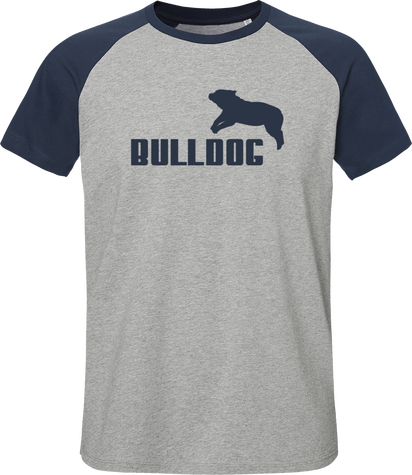 T-shirt Unisexe Baseball Short Sleeve - Jdb Design - Bulldog 