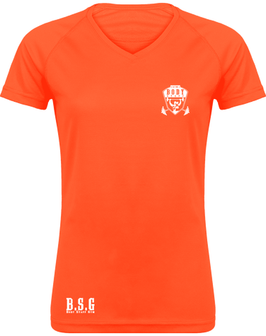 Tee Shirt Sport Femme Col V - Body Staff Gym - 33