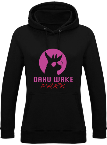 Sweat shirt femme DWP multicouleurs logo rose