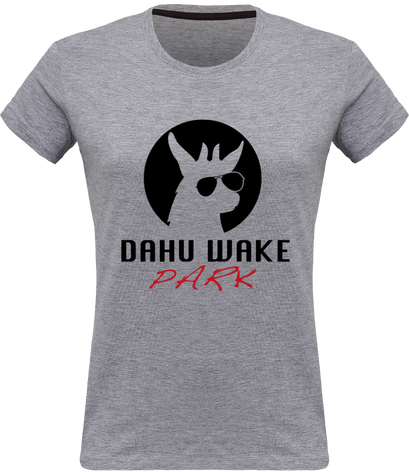Tee-shirt femme DWP multicouleurs logo noir