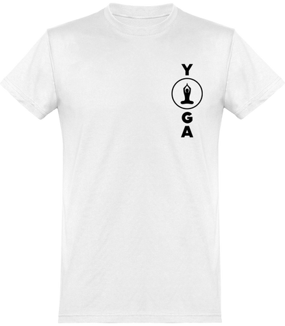 Yoga logo noir - T-Shirt col Rond Homme