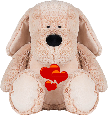 Peluche chien personnalisé : 