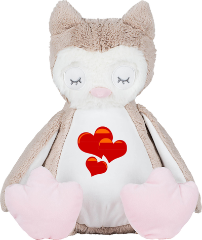 Peluche chouette personnalisé  : 