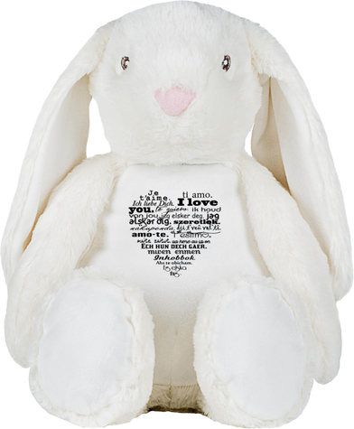 Peluche lapin personnalisé : 
