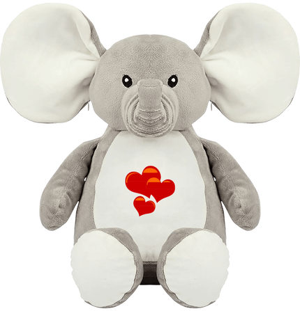 Peluche éléphant personnalisé : 