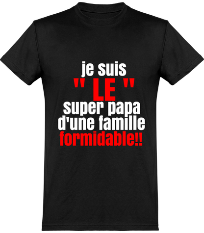 T shirt classique unisexe personnalisé : Je suis 