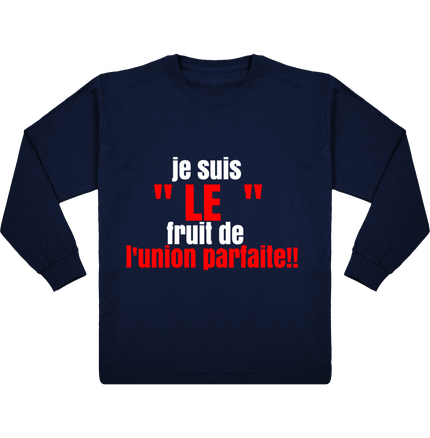 T shirt enfant â manches longues :Je suis 