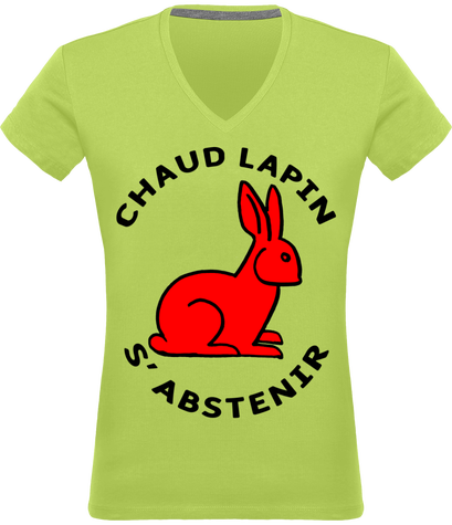 Tee shirt humour chaud lapin