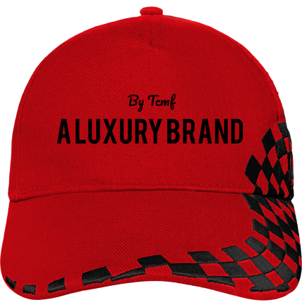 CASQUETTE ROUGE DAMIER