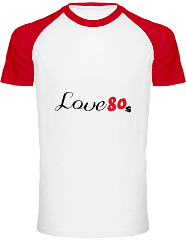Tee-shirt  Bicolore Love 80