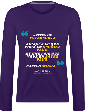 Femme / T-shirt manches longues col rond