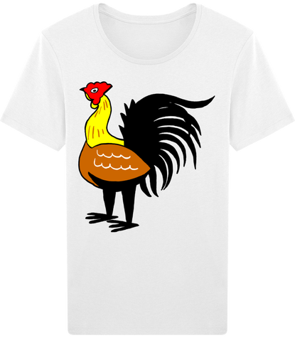 Tee shirt coq japonais folklorique