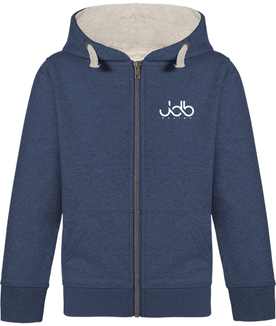 Sweat Zippé Enfant Mini Voyages Sherpa - Jdb Design