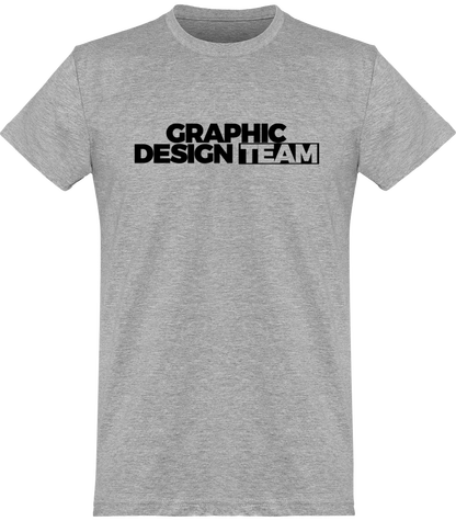 Tee Shirt Homme Col rond Manches Courtes Classique - Jdb Design - Graphic Design TEAM