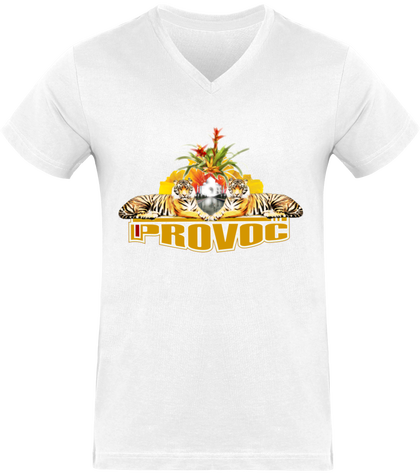 T-shirt Col V Homme 180g  PROVOC INSTINCT