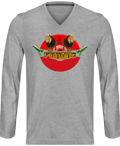 T-shirt Manches Longues Col V Homme PROVOC