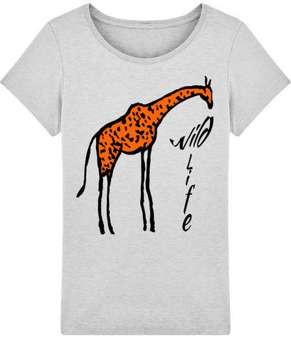 Tee shirt Girafe écologie wildlife