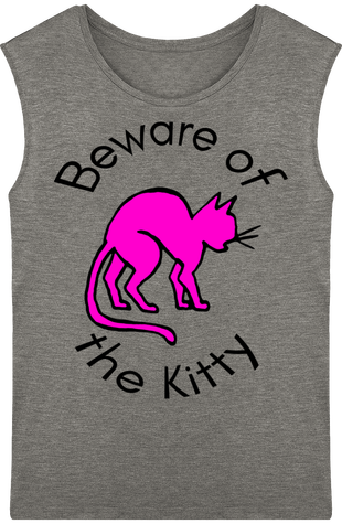 Débardeur femme humour chat kitty