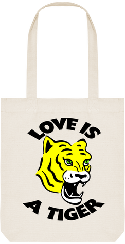 Sac tote bag Tigre amour love