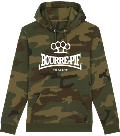 Sweat Bourre-Pif camouflage en coton bio