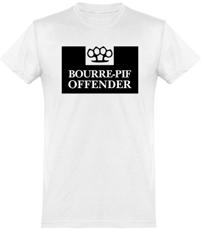 T-shirt Bourre-Pif Offender white