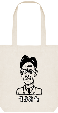 Sac tote bag portrait Georges Orwell 1984