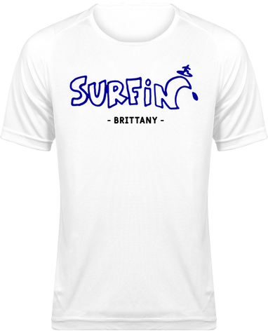 Tee shirt surf brittany