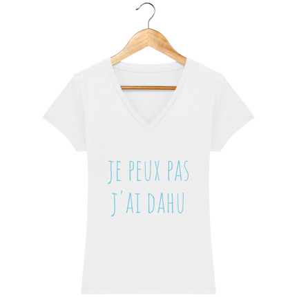 T-shirt femme  col V 