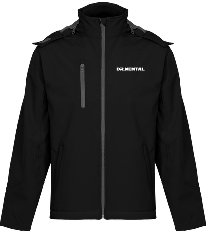 Veste homme softshell à capuche
