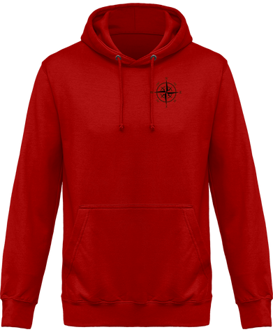 Sweat Unisexe à capuche Rouge