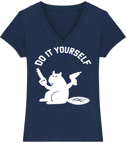 Tee shirt castor message do it yourself