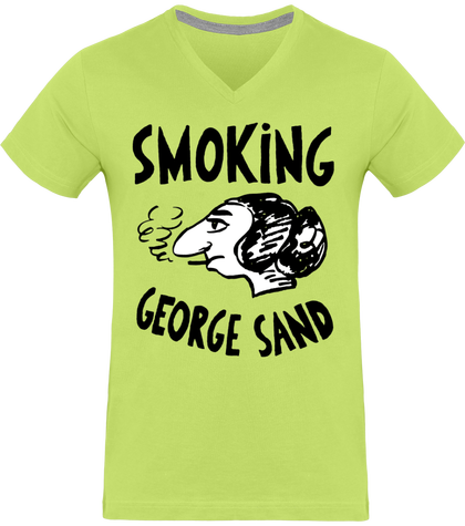Tee shirt caricature George Sand smoking