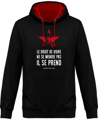 Sweat Capuche Bicolore - Impression Face