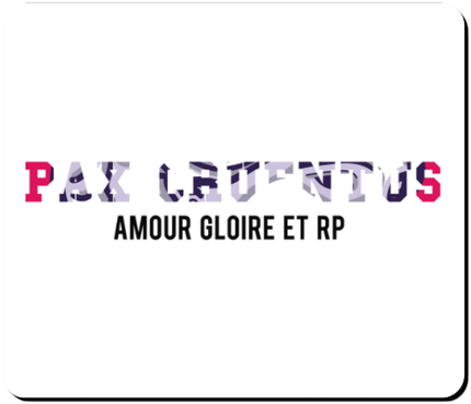 Tapis de souris Typographie 