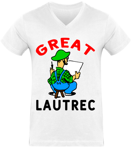 Tee shirt caricature peintre Toulouse Lautrec Montmartre