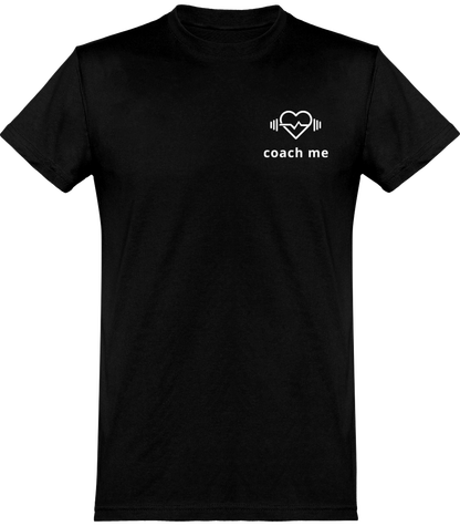Coach Me logo blanc- T-Shirt col rond homme
