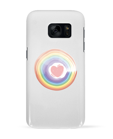 Coque 3D Samsung Galaxy S7 Arc en ciel Love
