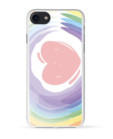 Coque iPhone 7 - coeur plein