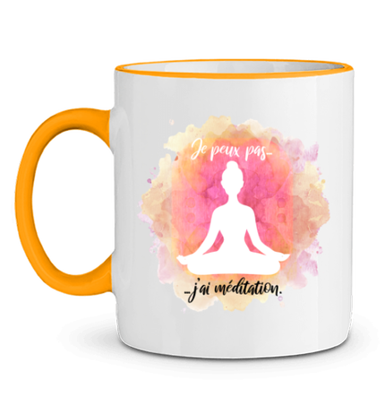 Tasse bicolore - Je ne peux pas