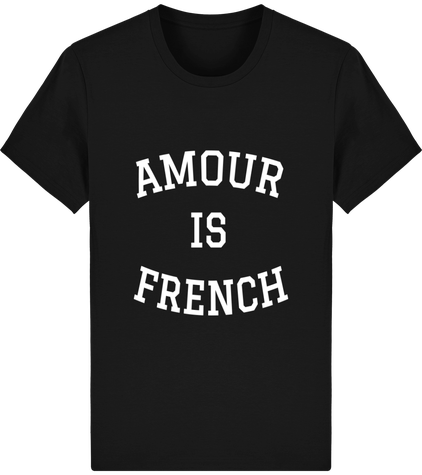 Amour is french Unisexe Logo en blanc Amourisfrench.com