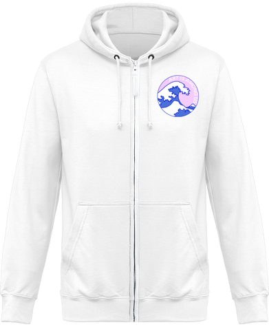 Hoodie zippé Wave