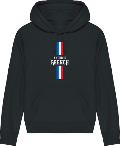 Amour is french femme Broderie Logo en blanc Amourisfrench.com