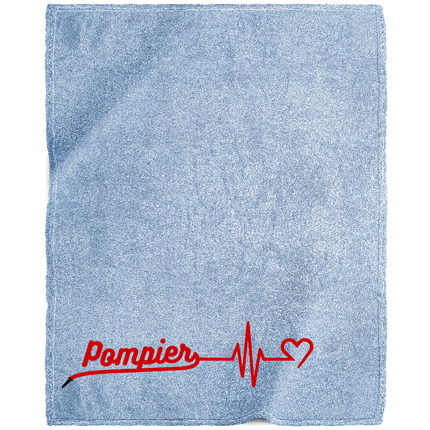 serviette de toilette pompier,ligne ECG