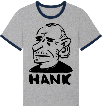T-shirt Caricature Hank Charles Bukowski