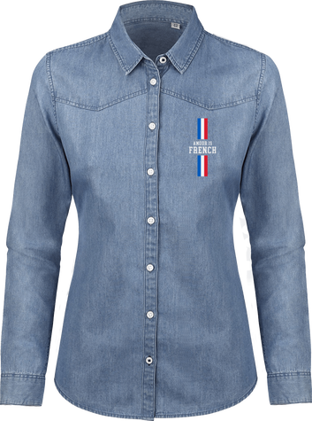 Chemise Femme Stella Inspires Denim Amour is French