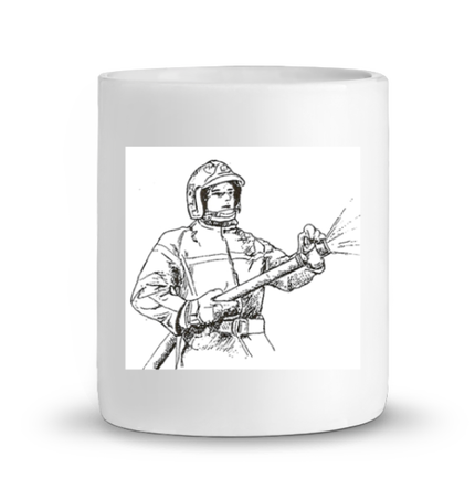 mug céramique sapeur pompier 