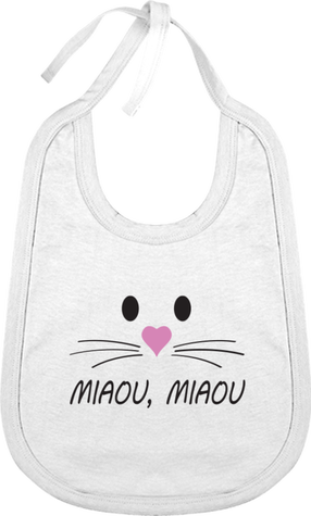Bavoir théme chat