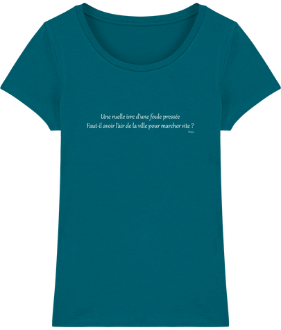 T-shirt femme Poésie théme ville